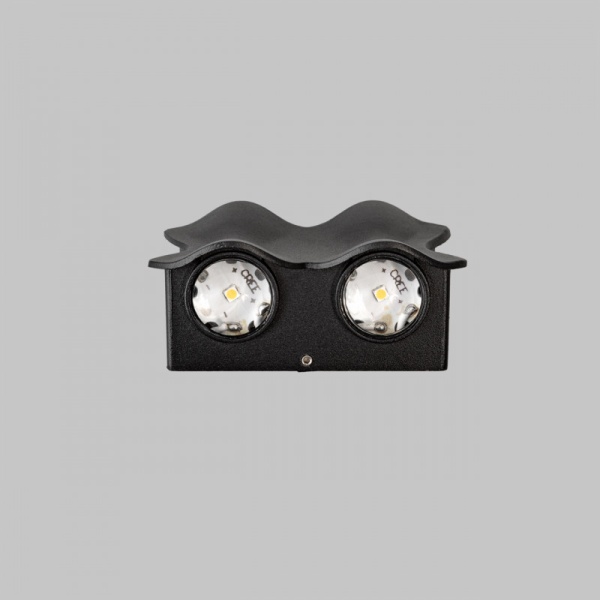 Уличный настенный светодиодный светильник IMEX Cross IL.0014.0019-4-BK