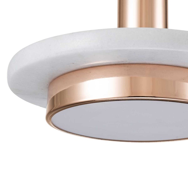 Подвесной светильник Escada 10260/1 LED*12W Gold/White marble