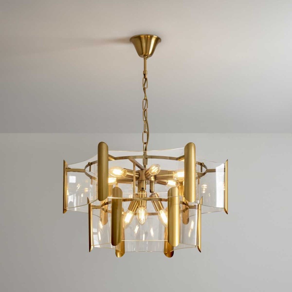Подвесная люстра Freya Люмьер / Lumiere FR5516PL-09BS