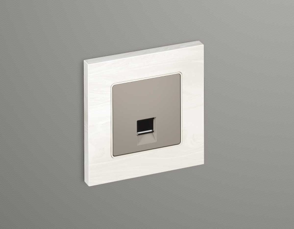 Лицевая панель розетки AMBRELLA VOLT AP3720