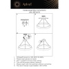 Подвесной светодиодный светильник Aployt Justyna APL.787.03.75