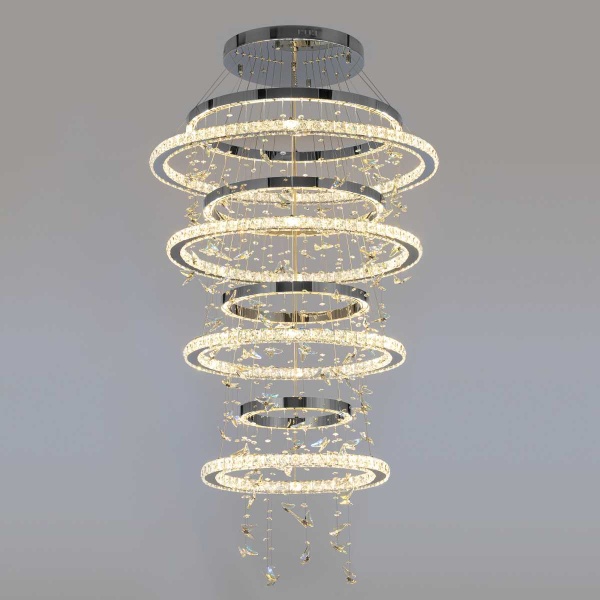 Люстра хрустальная с пультом Citilux ETERA CL322090