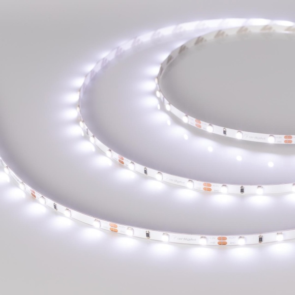 Светодиодная лента Arlight 4,8W/m 60LED/m 2835SMD холодный белый 5M 015215(2)