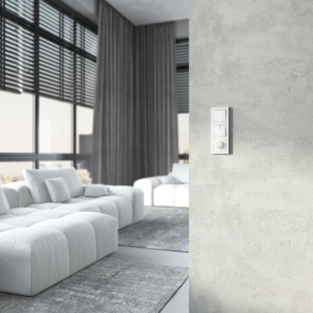 Выключатель Werkel Hammer двухклавишный проходной белый W1222001 4690389162398