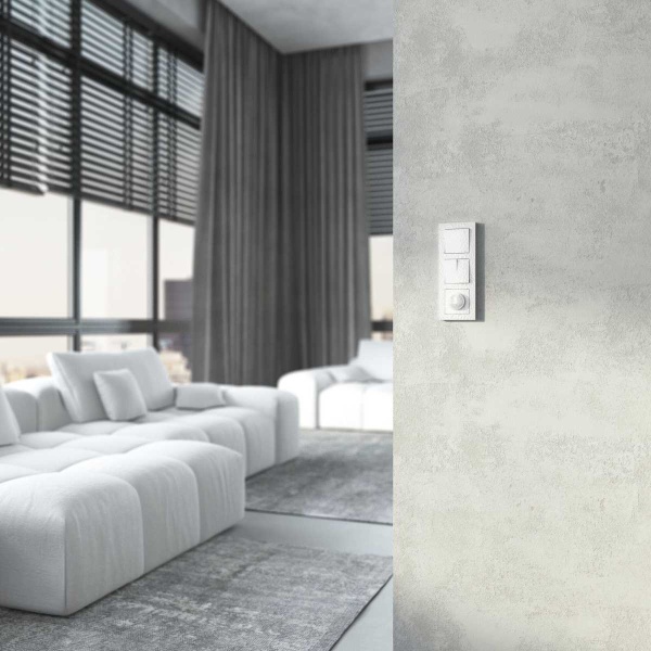 Выключатель Werkel Hammer одноклавишный проходной белый W1212001 4690389162039