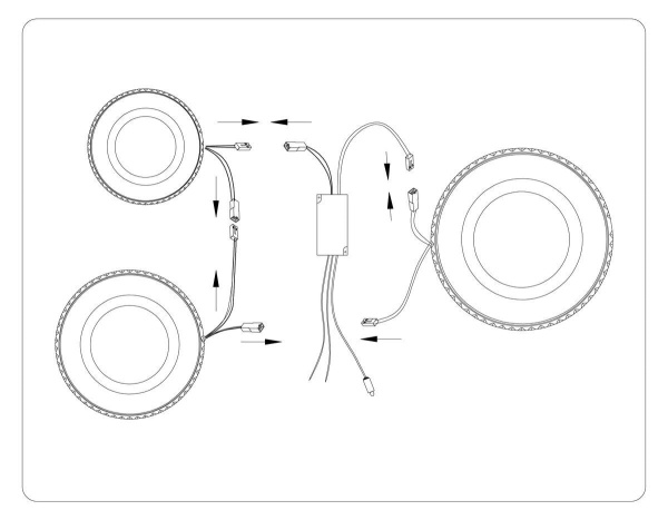 Потолочная светодиодная люстра Ambrella light Acrylica Original FA8867