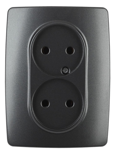 Розетка ЭРА 12 2x2P 16A 250V 12-2107-05 Б0031242 Розетка ЭРА 12 2x2P 16A 250V 12-2107-05 Б0031242