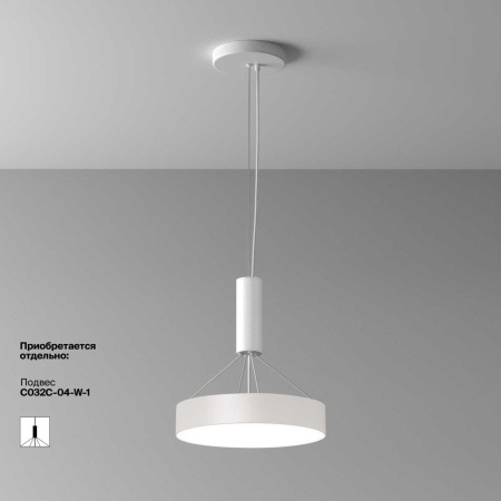 Потолочный светодиодный светильник Maytoni Zon C032CL-36W4K-RD-W