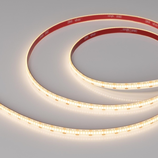 Светодиодная лента герметичная COB-SE-X360-8mm 5V Warm3000 (5 W/m, IP65, 5m) Arlight 041709(1)
