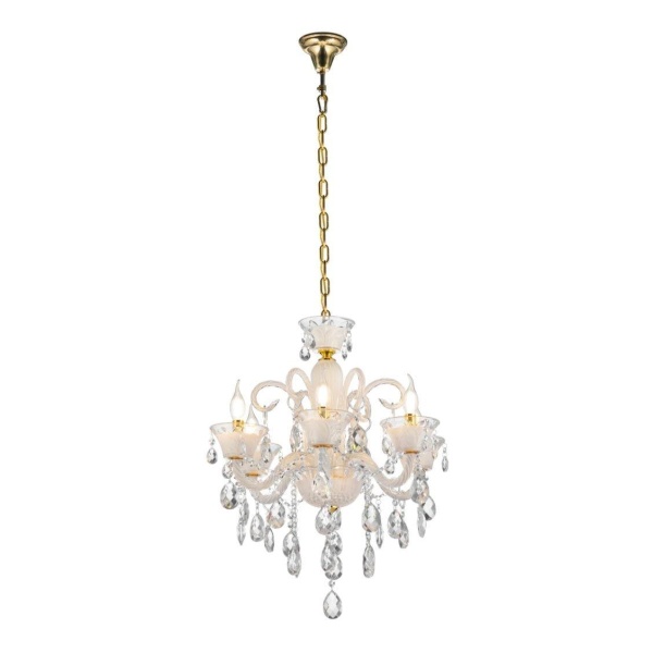 Подвесная люстра Lumina Deco Eliza LDP 7028-6 WT