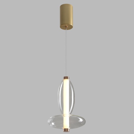 Подвесной светодиодный светильник Crystal Lux Quasar SP10W Led Transparent