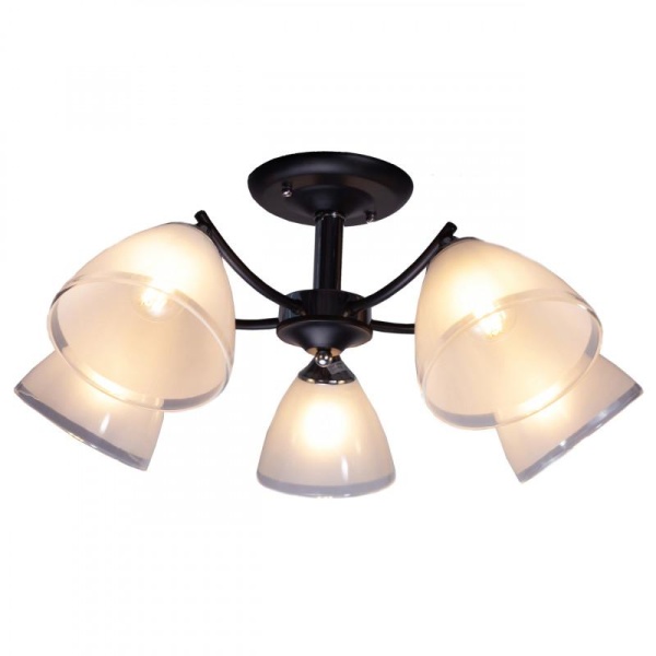 Потолочная люстра IMEX MD.1092-5-S BK+CH