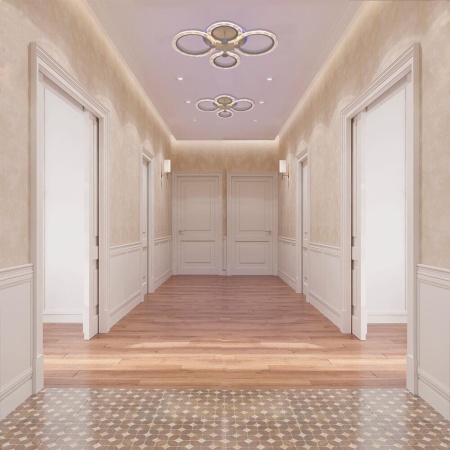 Потолочная люстра Seven Fires Oden SF7052/5C-GY-BL