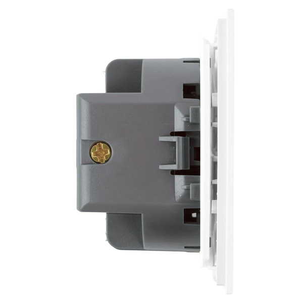 Выключатель 1-клавишный самовозвратный (механизм), Stekker, 250В, 10А Мия, RSW10-3112-01, белая магнолия 50572