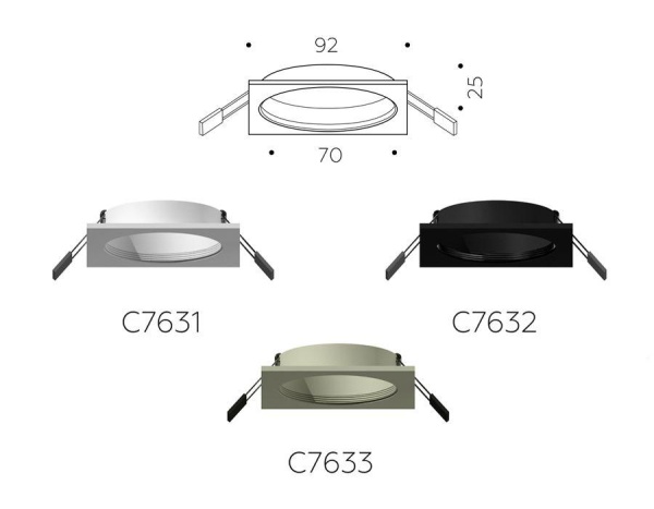 Корпус светильника Ambrella light DIY Spot C7633 Корпус светильника Ambrella light DIY Spot C7633