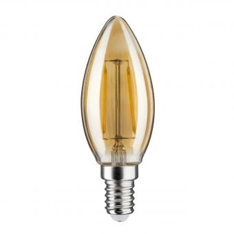 Лампа светодиодная филаментная диммируемая Paulmann E14 4,5W 2500K золотая 28493