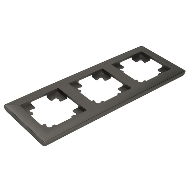 Рамка 3-постовая Stekker Катрин графит PFR00-7003-06 39809