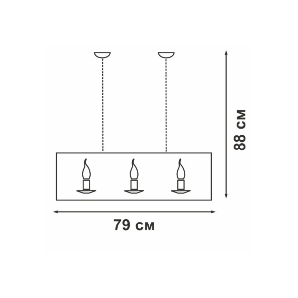 Подвесная люстра Vitaluce V4276-1/8
