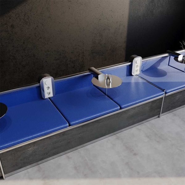 Светорегулятор встраиваемый Voltum S70 поворотно-нажимной 600 Вт, (белый матовый) VLS070302