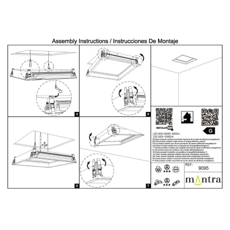 Набор установочных креплений Mantra для BLUE SKY 9088
