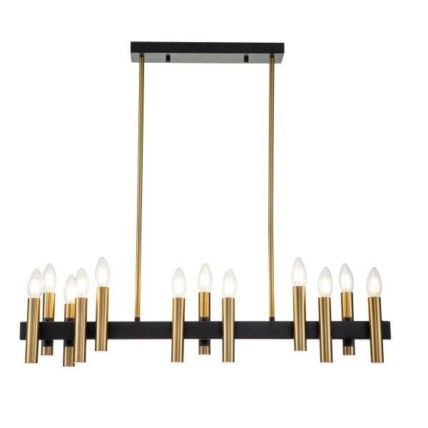 Подвесная люстра Indigo Cero 13009/12PL Black V000208