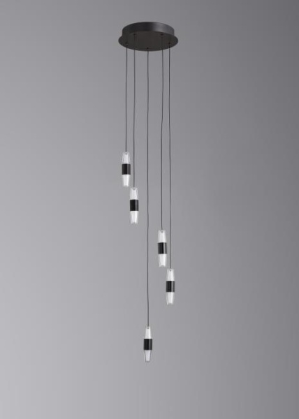 Люстра подвесная Alfa Light F3024-50 BLACK