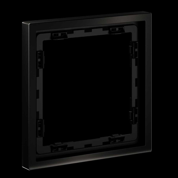 Рамка металлическая на 1 пост, S70 Metal (антрацит) Voltum VLSM120112