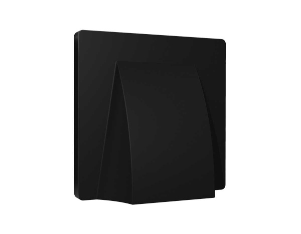 Лицевая панель вывода кабеля Ambrella Volt ALFA Quant Черный матовый AP8158
