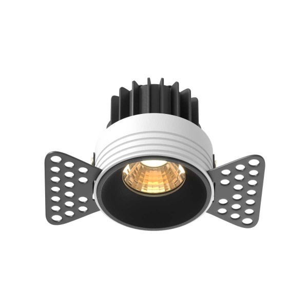 Встраиваемый светильник Maytoni Technical Downlight Round DL058-7W2.7K-TRS-B