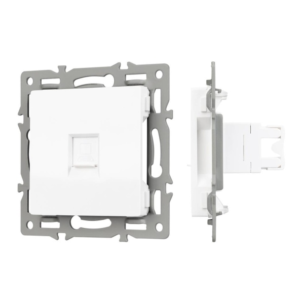 Механизм компьютерной розетки SCT-MPC1-PL-WH (RJ-45, CAT6) Arlight 045301