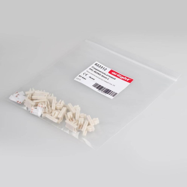 Соединитель угловой Arlight FPC-MONO-8mm-L 022312 Соединитель угловой Arlight FPC-MONO-8mm-L 022312