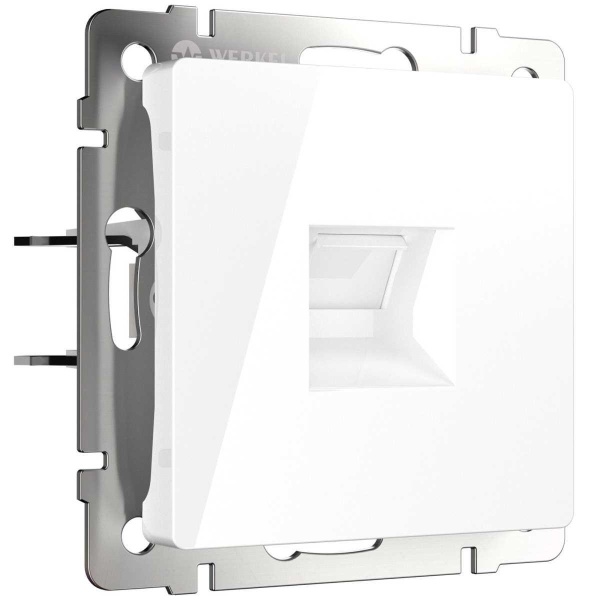 Розетка Ethernet RJ-45 cat. 6A экранированная (белый) W5120101/ a069683