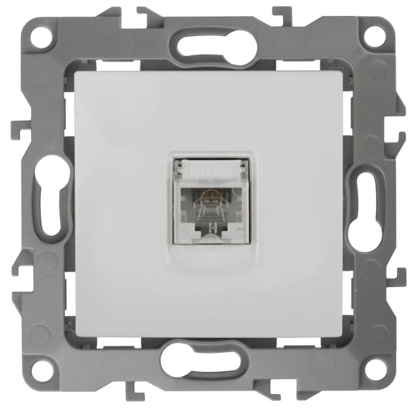 Розетка телефонная RJ11 ЭРА 12 12-3105-01 Б0014711 Розетка телефонная RJ11 ЭРА 12 12-3105-01 Б0014711