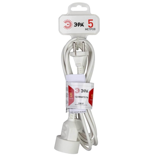 Удлинитель ЭРА UX-1е-5m Б0039818 Удлинитель ЭРА UX-1е-5m Б0039818