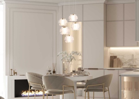 Подвесной светильник Freya Modern Flower FR5579PL-L40BS