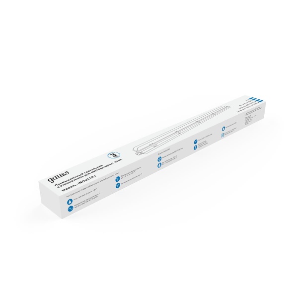 Потолочный светильник Gauss СПП-Т8-G13 Industry 909410160 Потолочный светильник Gauss СПП-Т8-G13 Industry 909410160