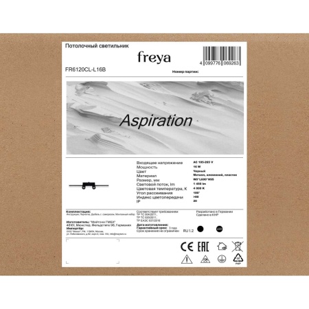 Потолочный светильник Freya Стремление / Aspiration FR6120CL-L16B
