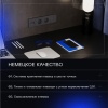 Выключатель встраиваемый Voltum S70 двухклавишный 10А, (графит) VLS020107
