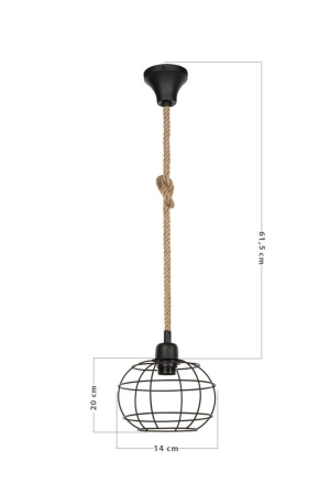 Подвесной светильник Toplight Adella TL1600H-01BK