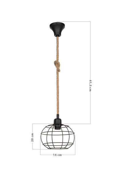 Подвесной светильник Toplight Adella TL1600H-01BK