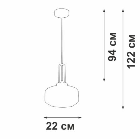 Люстра Vitaluce V20530-1/1S
