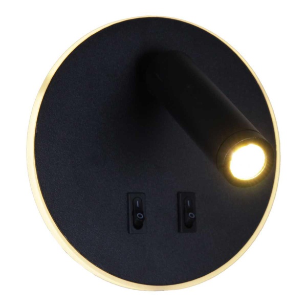 Настенный светильник Reluce 86203-9.2-001KT LED12W BK Настенный светильник Reluce 86203-9.2-001KT LED12W BK