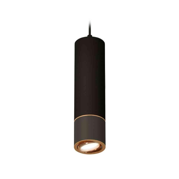 Комплект подвесного светильника Ambrella light Techno Spot XP7402050 SBK/PYG черный песок/золото желтое полированне (A2311,C7456,A2072,C7402,N7004)