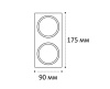 Рамка Italline IT08-8038 white