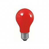 Лампа накаливания AGL Е27 40W груша красная 40041