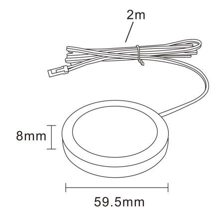 Светильник накладной мебельный 12V Mobiled Lightstar 036240