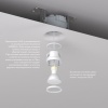 Встраиваемый светильник Denkirs Inviz DK2080-WH