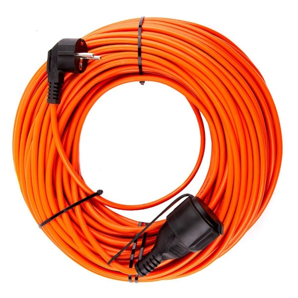 Удлинитель-шнур 1-местный ПВС с/з 3*1,5мм2, IP54, 20м, 16А Standart STD08-31-20 50344