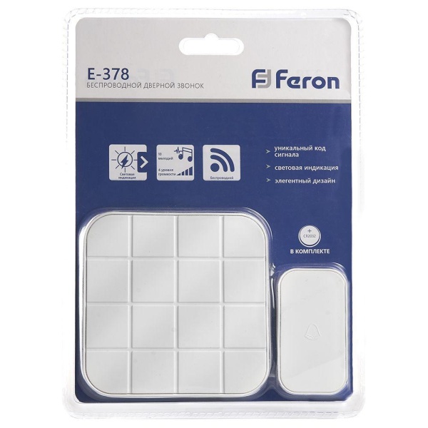 Звонок беспроводной Feron E-378 41434 Звонок беспроводной Feron E-378 41434