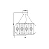 Подвесной светильник Vele Luce Buzzati VL2181P06